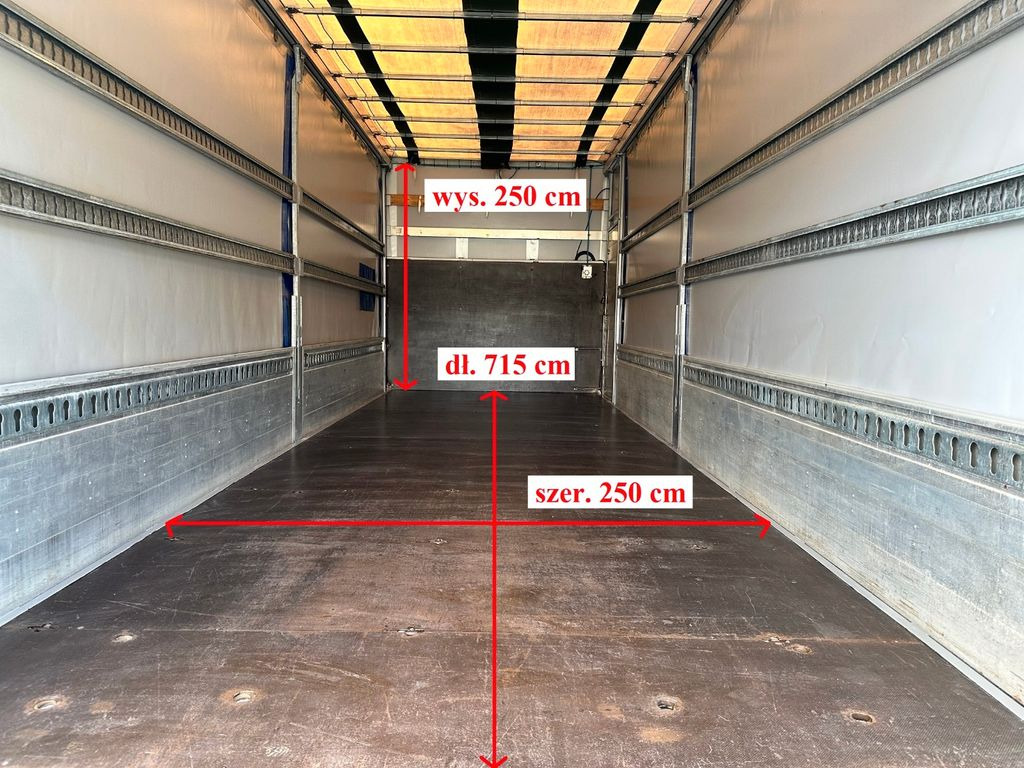 Schuifzeilen vrachtwagen Mercedes-Benz ATEGO 1221 PRITSCHE PLANE AUFZUG 16 PALETTEN: afbeelding 13