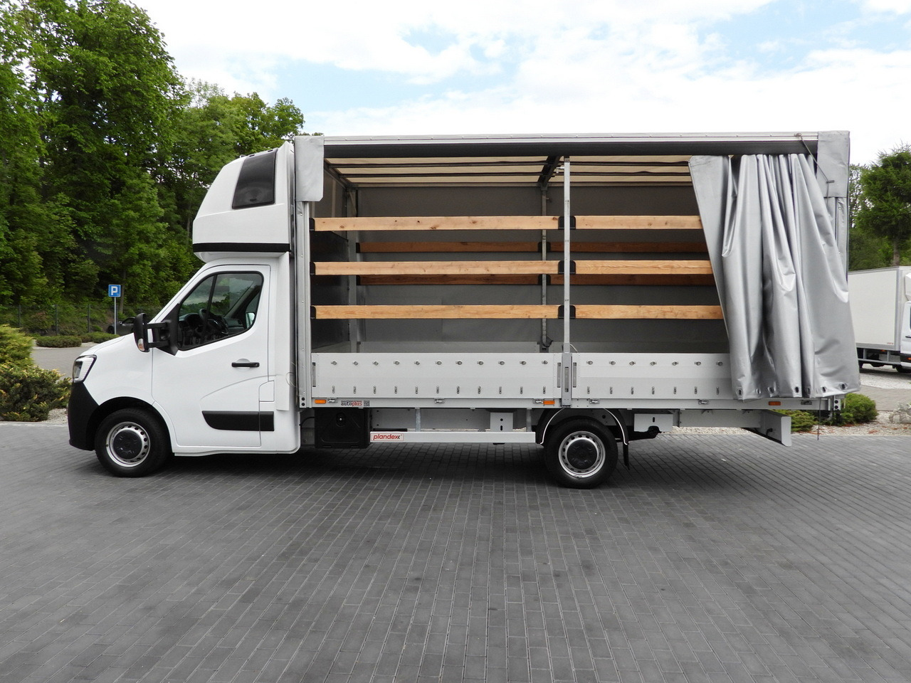 Schuifzeilen bestelwagen RENAULT MASTER  TARPAULIN 10 PALLETS CRUISE CONTROL LED LIGHTS PNEUMATICS AIR CONDITIONING  165HP: afbeelding 8