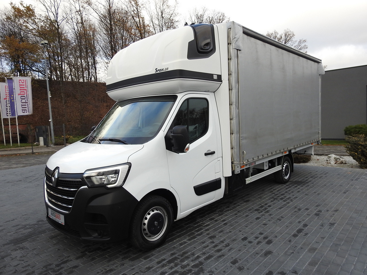 Schuifzeilen bestelwagen RENAULT MASTER TARPAULIN 10 PALLETS WEBASTO CRUISE CONTROL AIR CONDITIONING LED LIGHTS PNEUMATICS  165HP: afbeelding 6