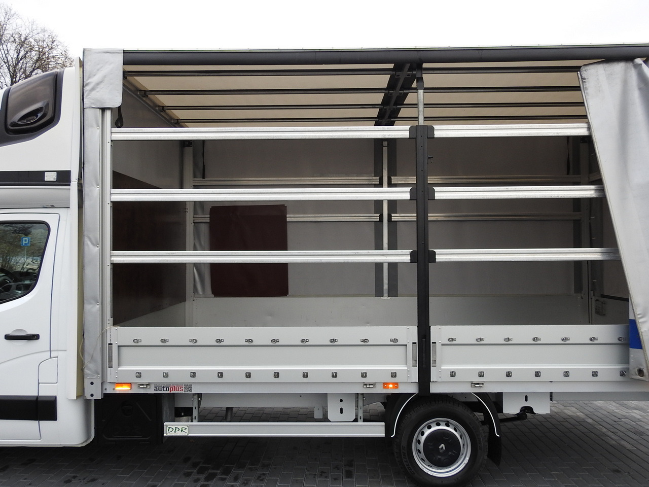 Schuifzeilen bestelwagen RENAULT MASTER TARPAULIN 10 PALLETS WEBASTO CRUISE CONTROL AIR CONDITIONING LED LIGHTS PNEUMATICS  165HP: afbeelding 25