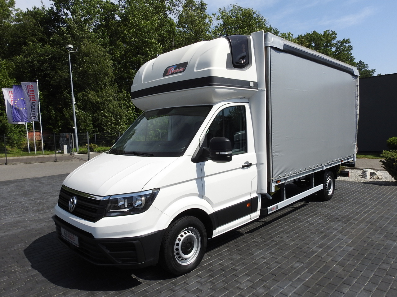 Schuifzeilen bestelwagen VOLKSWAGEN CRAFTER TARPAULIN LIFT 8 PALLETS WEBASTO CRUISE CONTROL  180HP: afbeelding 6