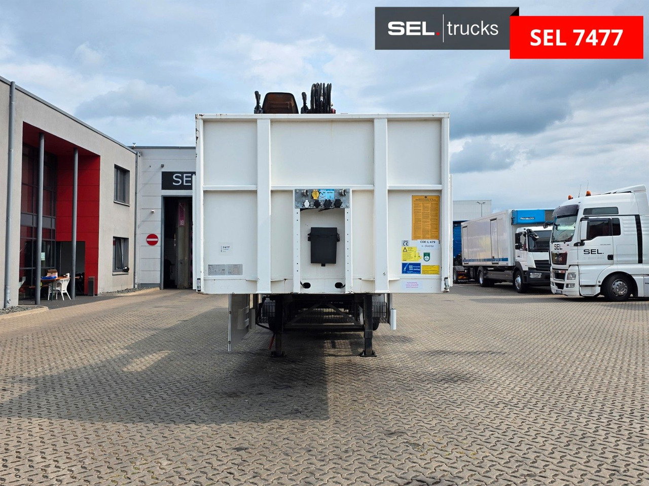 Fellechner SB31-L36 / Rollkran / Lenkachse - Open bak met boorden oplegger: afbeelding 2 Fellechner SB31-L36 / Rollkran / Lenkachse - Open bak met boorden oplegger: afbeelding 2
