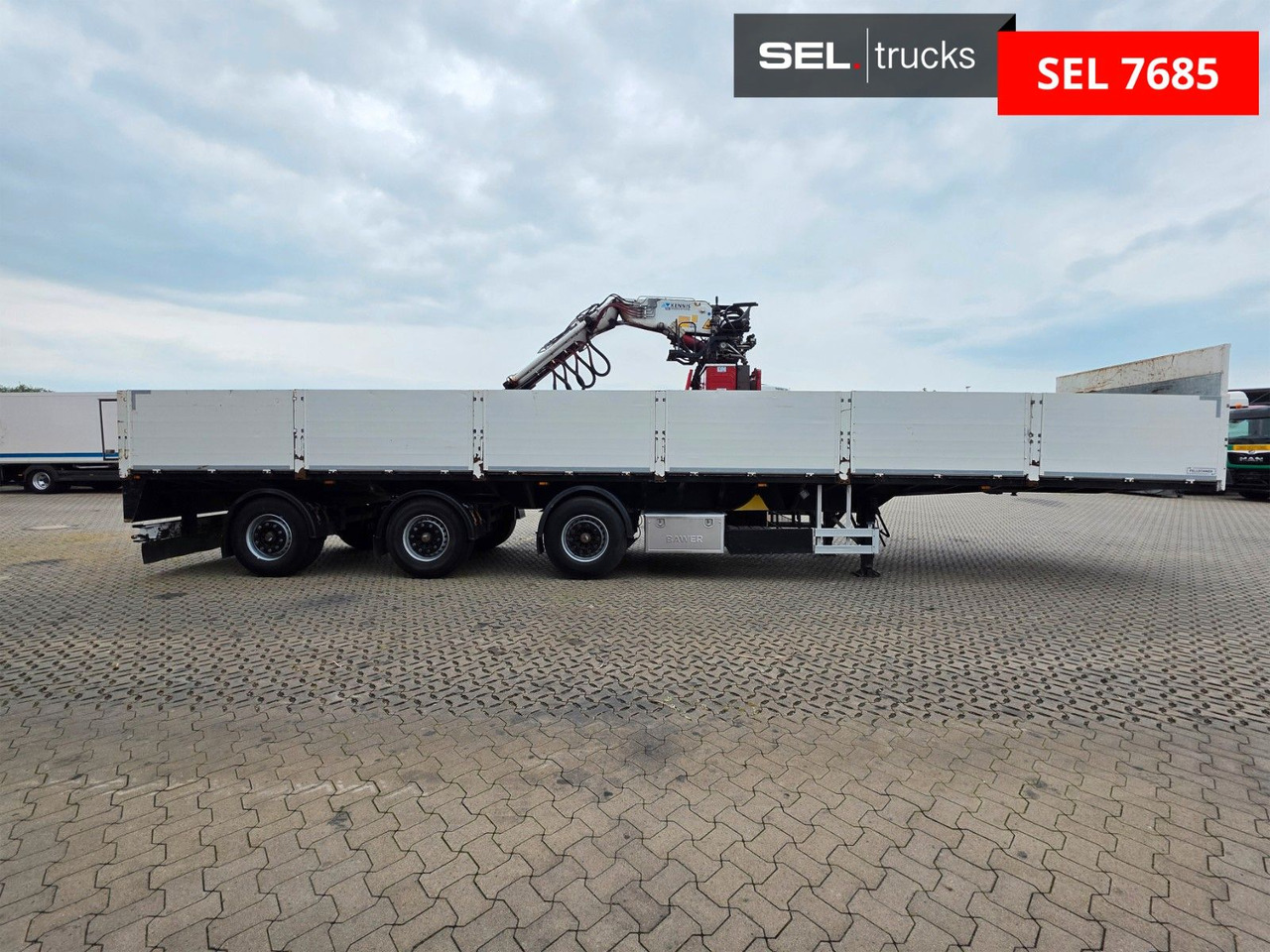Fellechner SB31-L36 / Rollkran / Lenkachse - Open bak met boorden oplegger: afbeelding 4 Fellechner SB31-L36 / Rollkran / Lenkachse - Open bak met boorden oplegger: afbeelding 4