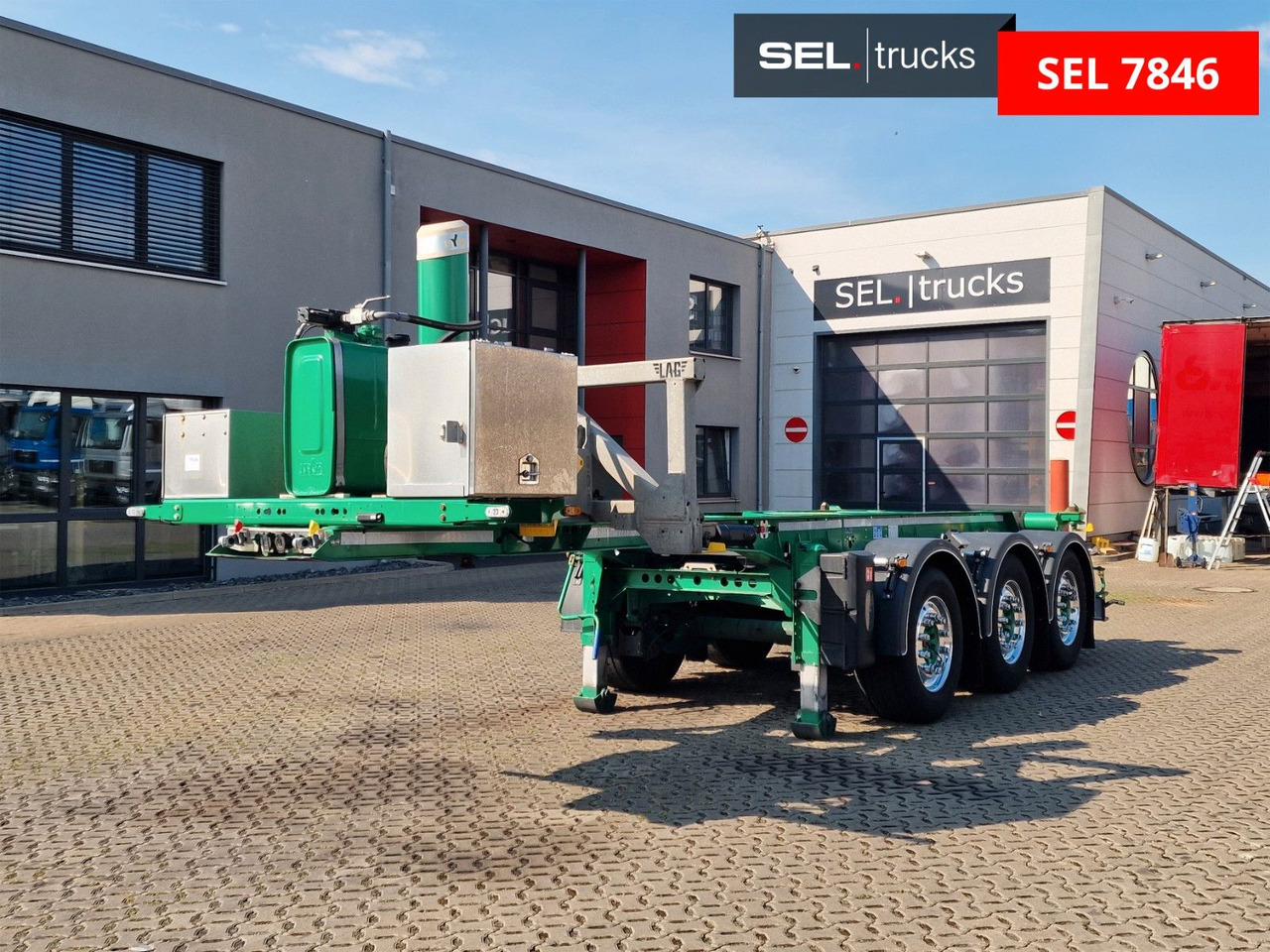 Lag 0-3-CC / Alu-Felgen / Kipper / Liftachse - Containertransporter/ Wissellaadbak oplegger: afbeelding 1 Lag 0-3-CC / Alu-Felgen / Kipper / Liftachse - Containertransporter/ Wissellaadbak oplegger: afbeelding 1