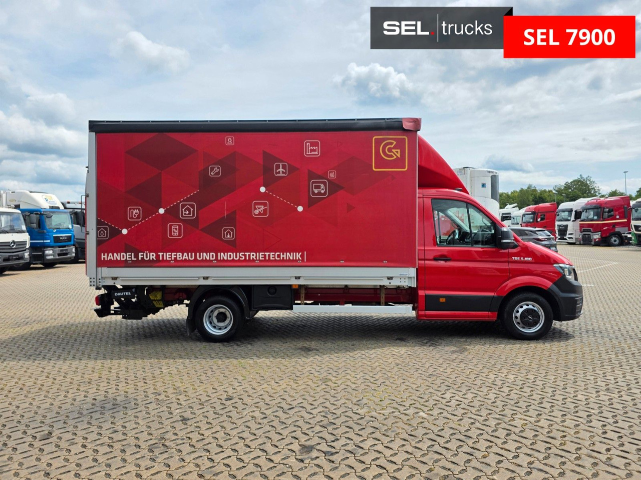 MAN TGE 5.180 / Ladebordwand / Aluklappen / 6D - Schuifzeilen bestelwagen: afbeelding 4 MAN TGE 5.180 / Ladebordwand / Aluklappen / 6D - Schuifzeilen bestelwagen: afbeelding 4