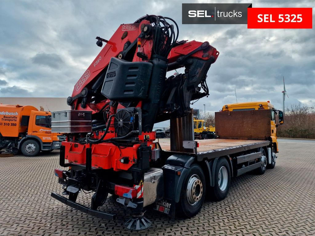 MAN TGS 35.480 8X4H-6 BL / Intarder / FASSI F560 - Kraanwagen: afbeelding 5 MAN TGS 35.480 8X4H-6 BL / Intarder / FASSI F560 - Kraanwagen: afbeelding 5