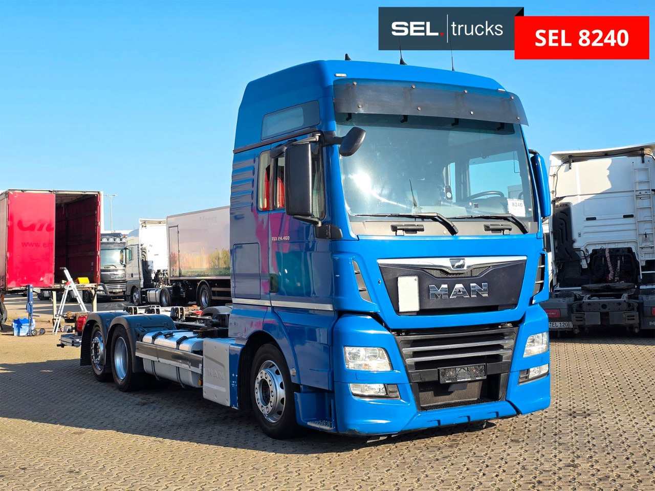 MAN TGX 24.460 6x2-2 LL-U / Ldbw / Standklima - Containertransporter/ Wissellaadbak vrachtwagen: afbeelding 3 MAN TGX 24.460 6x2-2 LL-U / Ldbw / Standklima - Containertransporter/ Wissellaadbak vrachtwagen: afbeelding 3