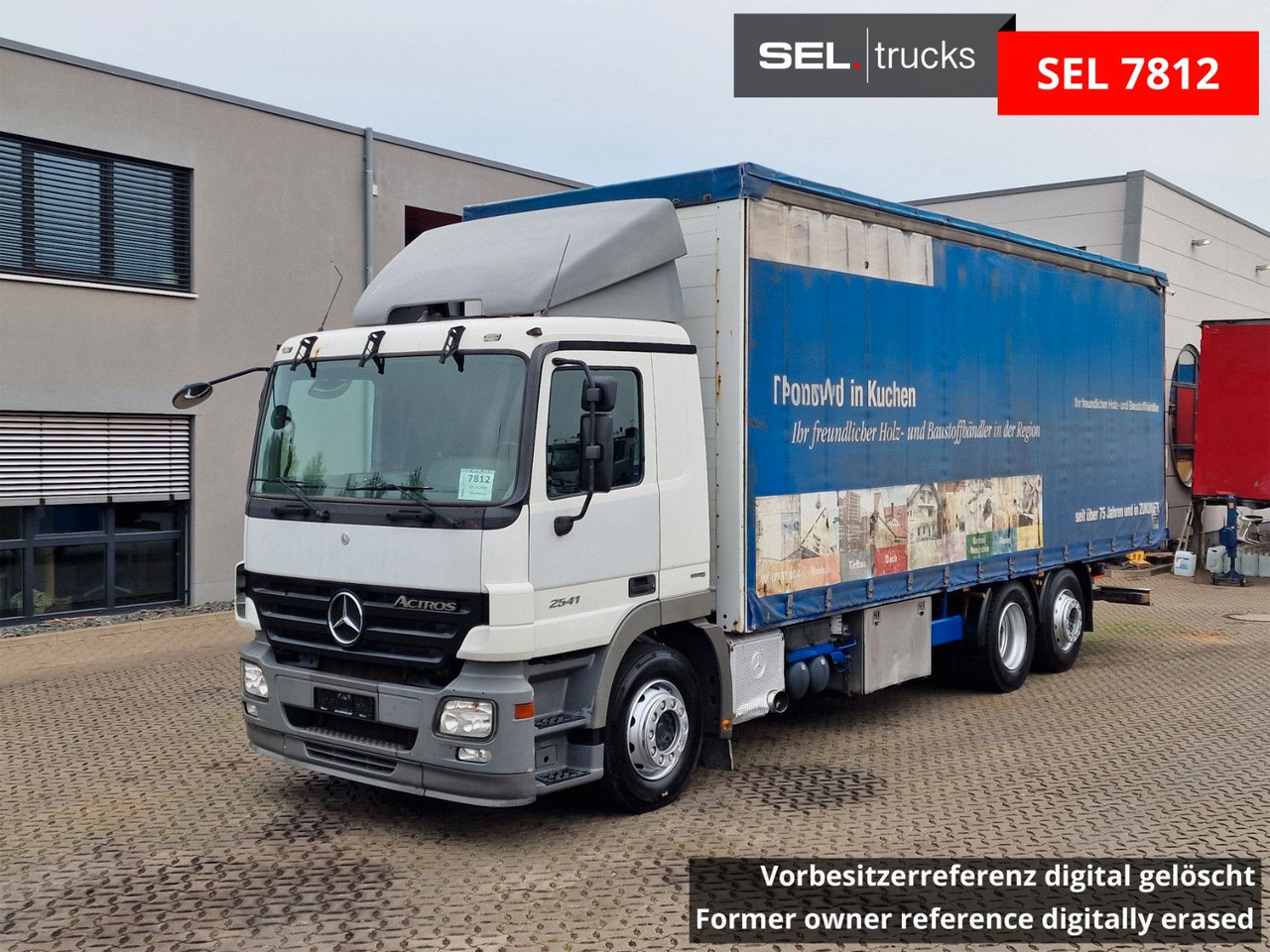 Mercedes-Benz Actros 2541 / Lenkachse / Liftachse / V6 - Schuifzeilen vrachtwagen: afbeelding 1 Mercedes-Benz Actros 2541 / Lenkachse / Liftachse / V6 - Schuifzeilen vrachtwagen: afbeelding 1