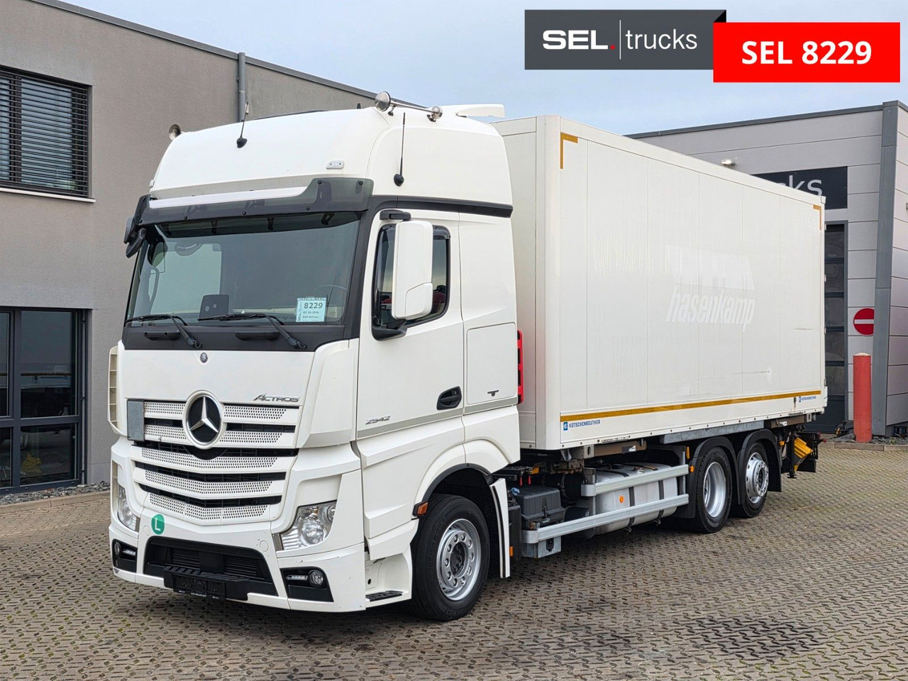 Mercedes-Benz Actros 2542 / Standklima / Ldbw / Lenkachse - Containertransporter/ Wissellaadbak vrachtwagen: afbeelding 1 Mercedes-Benz Actros 2542 / Standklima / Ldbw / Lenkachse - Containertransporter/ Wissellaadbak vrachtwagen: afbeelding 1