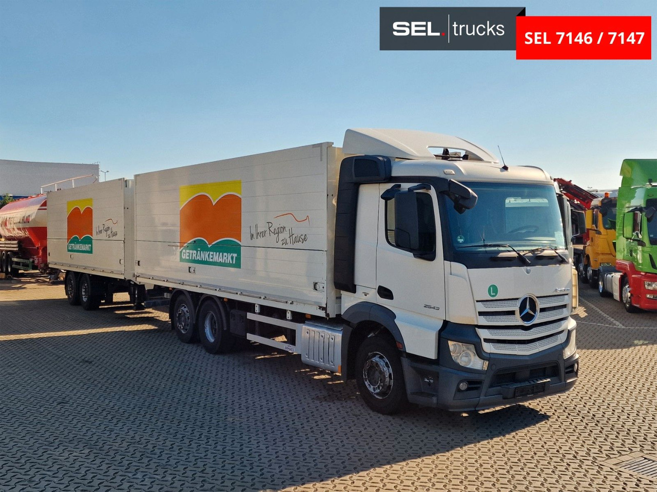 Mercedes-Benz Actros 2543 / Retarder / Lenkachse / Liftachse - Drankenwagen vrachtwagen: afbeelding 3 Mercedes-Benz Actros 2543 / Retarder / Lenkachse / Liftachse - Drankenwagen vrachtwagen: afbeelding 3