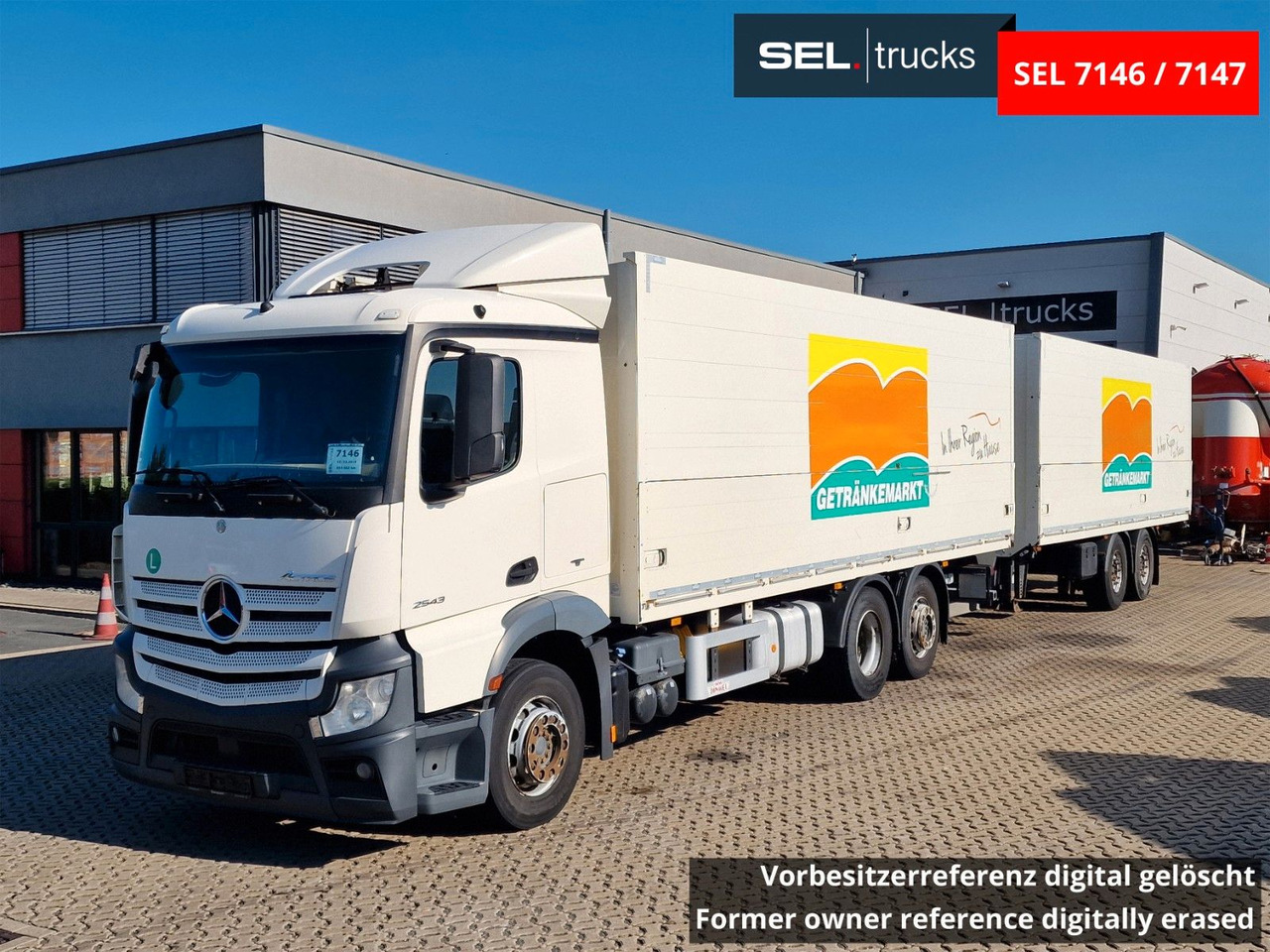 Mercedes-Benz Actros 2543 / Retarder / Lenkachse / Liftachse - Drankenwagen vrachtwagen: afbeelding 1 Mercedes-Benz Actros 2543 / Retarder / Lenkachse / Liftachse - Drankenwagen vrachtwagen: afbeelding 1