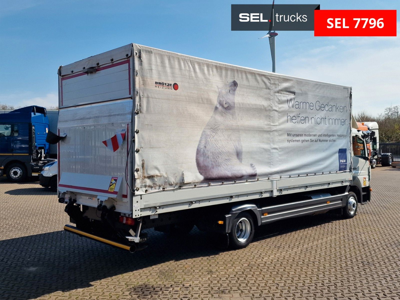 Mercedes-Benz Atego 1221 / Ladebordwand - Schuifzeilen vrachtwagen: afbeelding 5 Mercedes-Benz Atego 1221 / Ladebordwand - Schuifzeilen vrachtwagen: afbeelding 5
