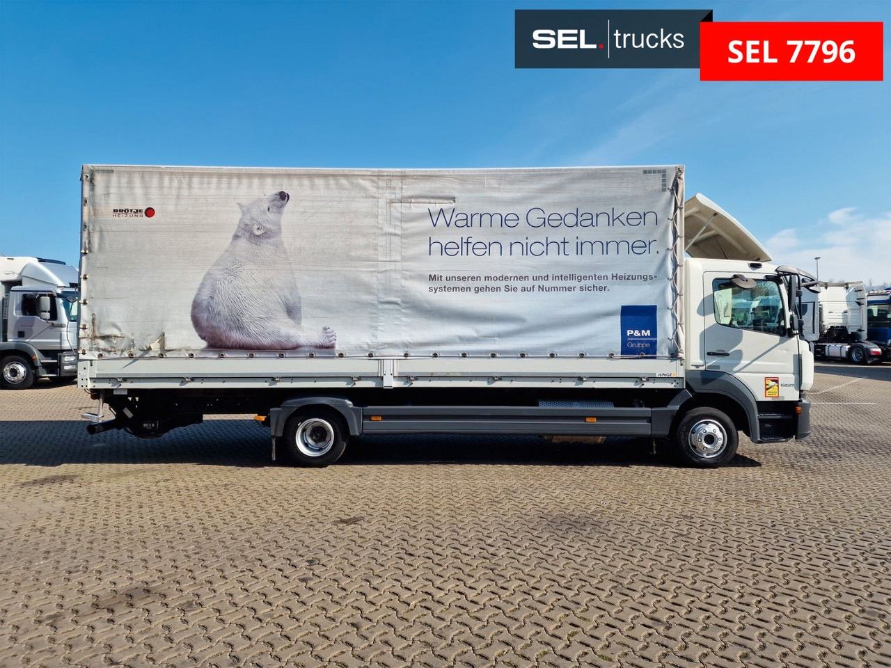 Mercedes-Benz Atego 1221 / Ladebordwand - Schuifzeilen vrachtwagen: afbeelding 4 Mercedes-Benz Atego 1221 / Ladebordwand - Schuifzeilen vrachtwagen: afbeelding 4