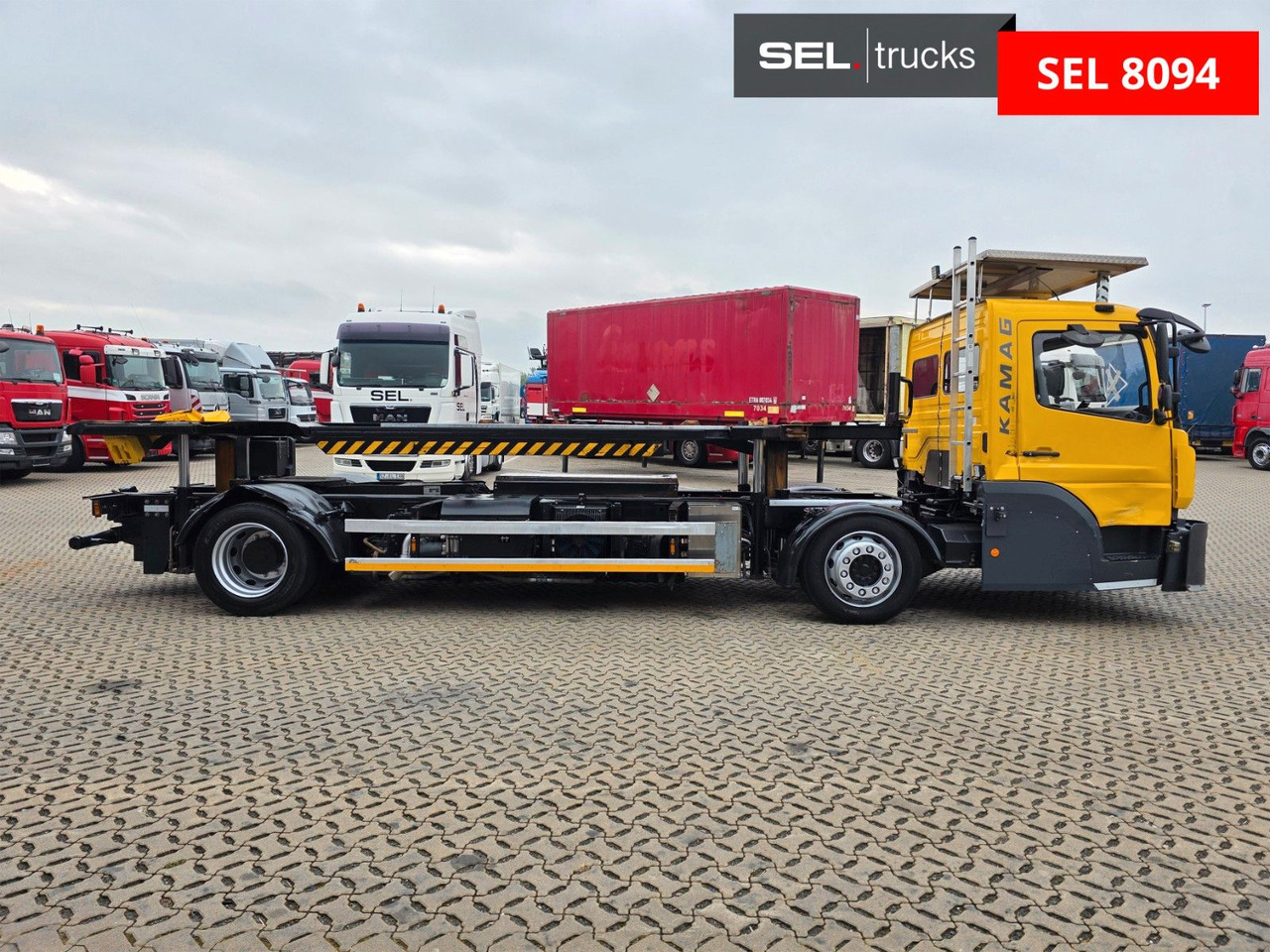 Mercedes-Benz Kamag WBH 25 / Umsetzer Sattelplatte - Containertransporter/ Wissellaadbak vrachtwagen: afbeelding 4 Mercedes-Benz Kamag WBH 25 / Umsetzer Sattelplatte - Containertransporter/ Wissellaadbak vrachtwagen: afbeelding 4