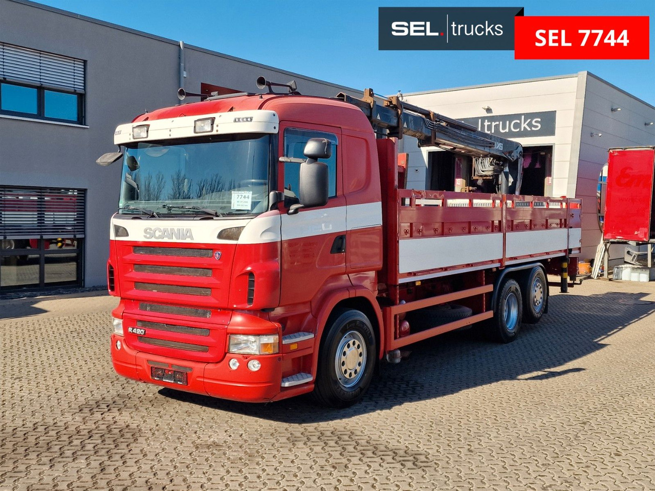 Scania R 340 LB6X2*4MNA /Retarder /HIAB 166K /Lenkachse - Kraanwagen: afbeelding 1 Scania R 340 LB6X2*4MNA /Retarder /HIAB 166K /Lenkachse - Kraanwagen: afbeelding 1