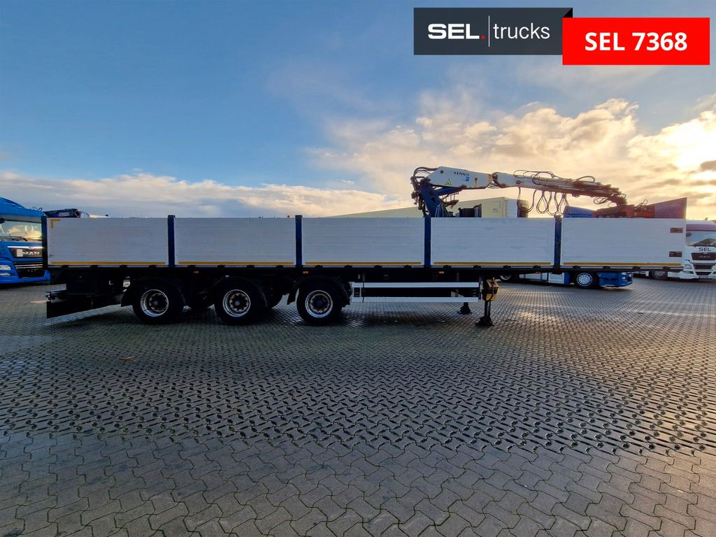 Schröder S11/24-P2-13,55 / Kran / Lenkachse - Open bak met boorden oplegger: afbeelding 4 Schröder S11/24-P2-13,55 / Kran / Lenkachse - Open bak met boorden oplegger: afbeelding 4