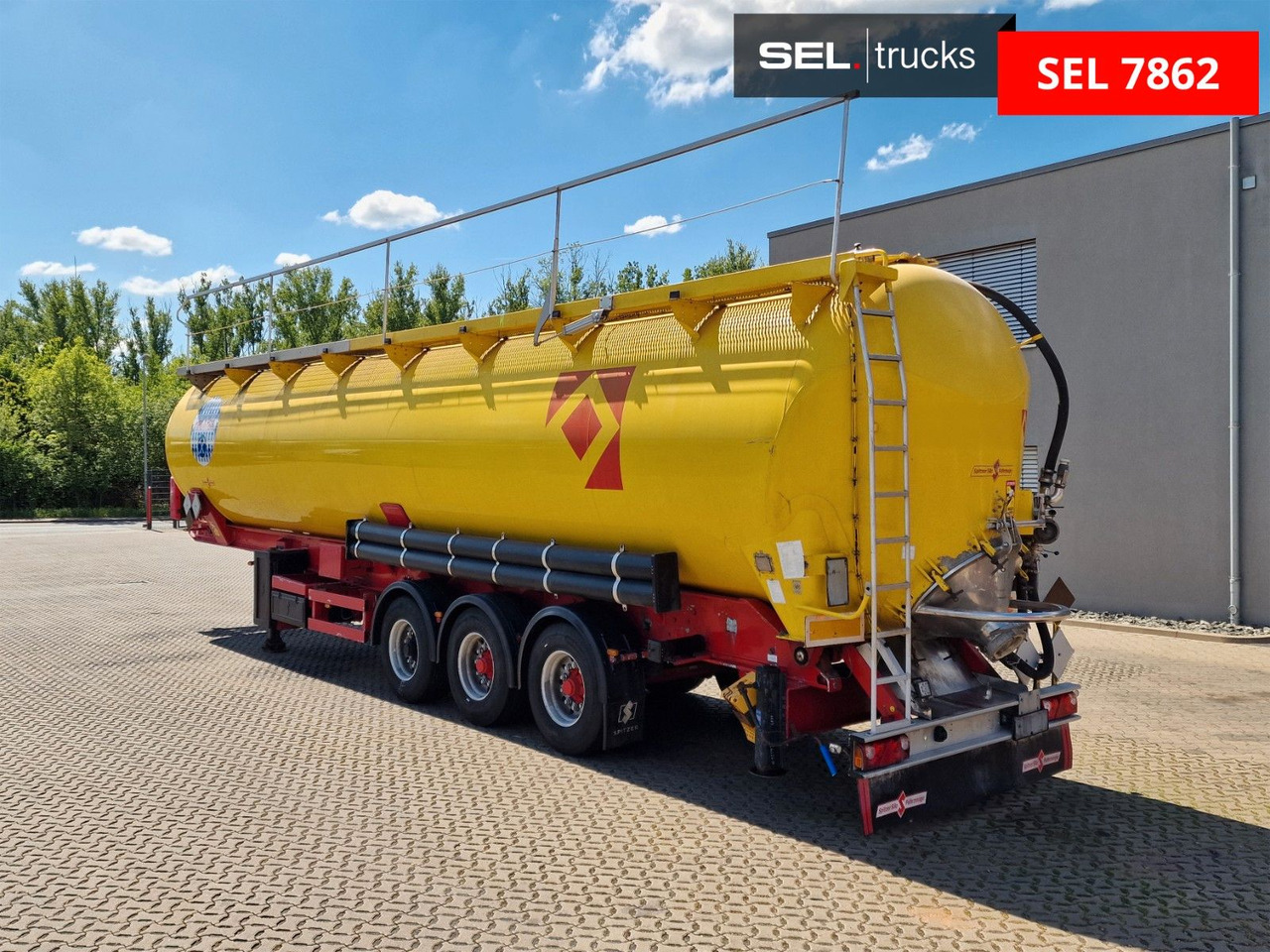 Bulkoplegger Spitzer SK2766CAL GGVS / Kippsilo / Alu / ADR AT / 66m³: afbeelding 7