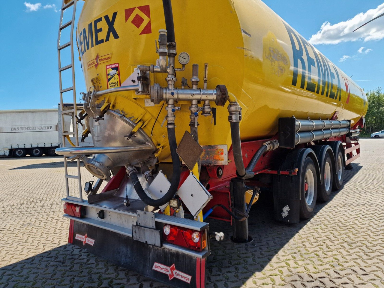 Bulkoplegger Spitzer SK2766CAL GGVS / Kippsilo / Alu / ADR AT / 66m³: afbeelding 9