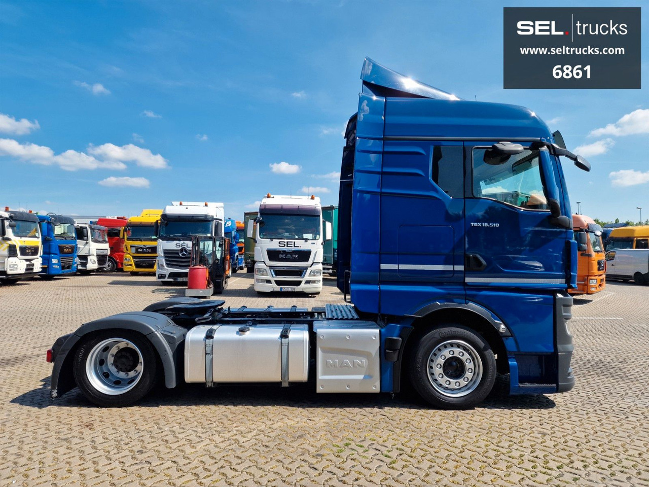 MAN TGX 18.510 4x2 LL SA / Retarder / 2 Tanks / Navi - Trekker: afbeelding 4 MAN TGX 18.510 4x2 LL SA / Retarder / 2 Tanks / Navi - Trekker: afbeelding 4