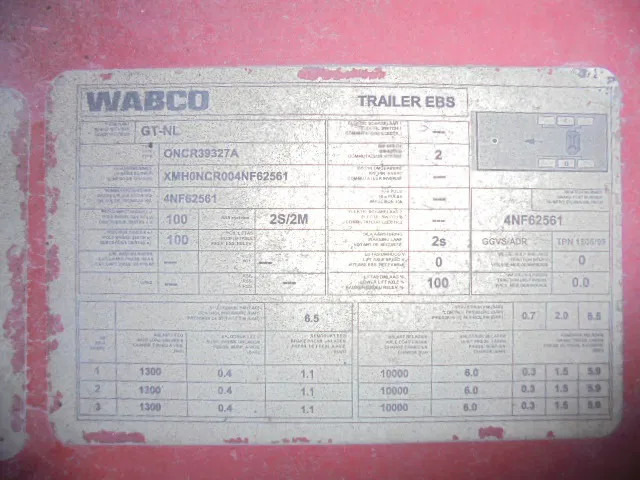 Open bak met boorden oplegger Fruehauf ONCR 39-327 A: afbeelding 7