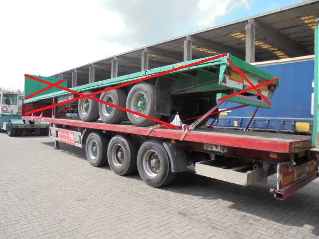 Fruehauf ONCR 39-327 A - Open bak met boorden oplegger: afbeelding 4 Fruehauf ONCR 39-327 A - Open bak met boorden oplegger: afbeelding 4