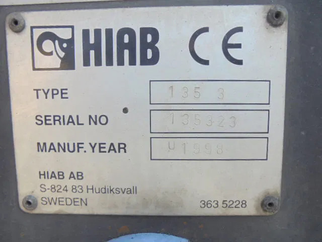 Hiab 135/3 - Arm: afbeelding 4 Hiab 135/3 - Arm: afbeelding 4