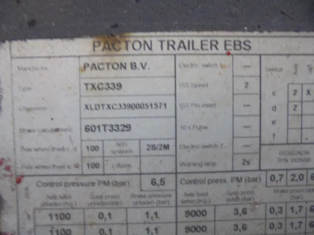 Containertransporter/ Wissellaadbak oplegger Pacton BPM 00-18 ACXXX NL TRAILER: afbeelding 15