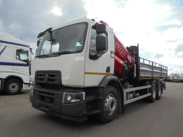 Renault 320 6X4 + FASSI F245 DEMO UNUSED NL TRUCK - Vrachtwagen met open laadbak, Kraanwagen: afbeelding 1 Renault 320 6X4 + FASSI F245 DEMO UNUSED NL TRUCK - Vrachtwagen met open laadbak, Kraanwagen: afbeelding 1