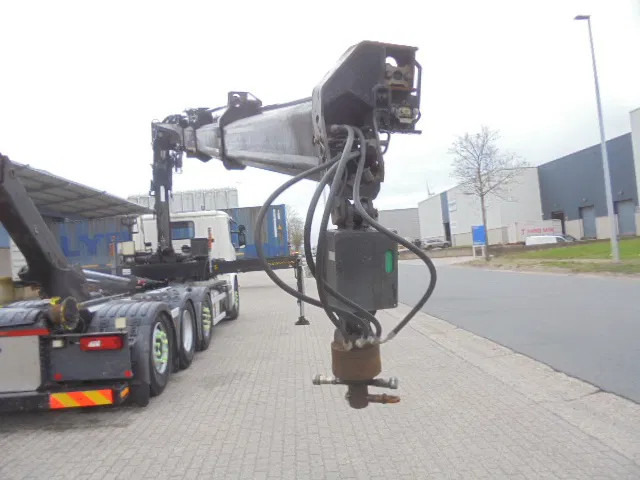 Haakarmsysteem vrachtwagen, Kraanwagen Scania P370 8X2 HAAK + KRAAN NL TRUCK LOW KM: afbeelding 18