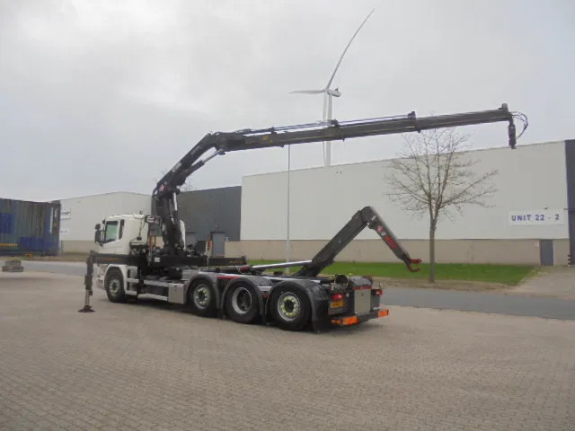 Haakarmsysteem vrachtwagen, Kraanwagen Scania P370 8X2 HAAK + KRAAN NL TRUCK LOW KM: afbeelding 6