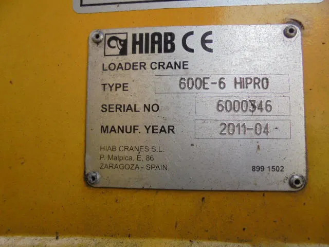 Bakwagen, Kraanwagen Scania R480 8X2 RETARDER: afbeelding 8 Bakwagen, Kraanwagen Scania R480 8X2 RETARDER: afbeelding 8