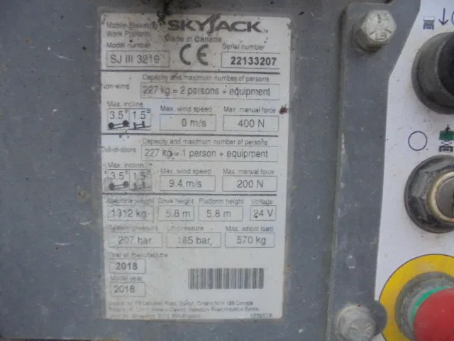 Schaarlift Skyjack SJ III 3219: afbeelding 9