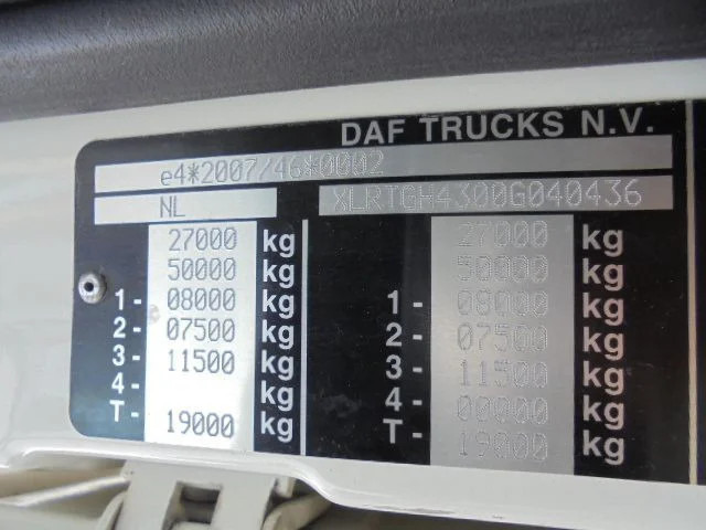 Trekker DAF XF 460: afbeelding 14