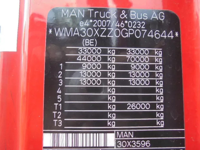 Trekker MAN TGX 33.480 6X4 Manual Gearbox Retarder: afbeelding 20