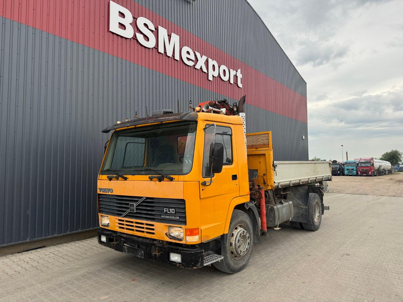 Volvo FL 10 + Palfinger PK 105 B - 3 - Kipper vrachtwagen, Kraanwagen: afbeelding 1 Volvo FL 10 + Palfinger PK 105 B - 3 - Kipper vrachtwagen, Kraanwagen: afbeelding 1