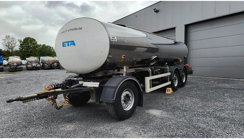 ETA 17500 L INSULATED INOX TANK - 1 COMP - Tank aanhanger: afbeelding 1 ETA 17500 L INSULATED INOX TANK - 1 COMP - Tank aanhanger: afbeelding 1