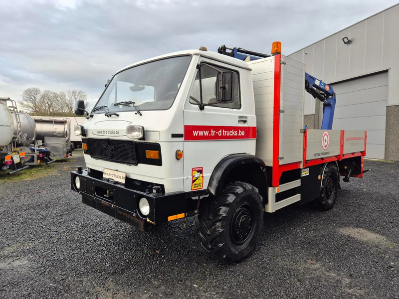 MAN 8.136 4X4 - QUARRY TRUCK - CRANE PM - ONLY 82730 KM - Vrachtwagen met open laadbak, Kraanwagen: afbeelding 1 MAN 8.136 4X4 - QUARRY TRUCK - CRANE PM - ONLY 82730 KM - Vrachtwagen met open laadbak, Kraanwagen: afbeelding 1