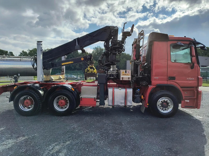 Mercedes-Benz Actros 3360 V8 CRANE HIAB 251S80 - 6X4 - V8 - Houttransport, Kraanwagen: afbeelding 4 Mercedes-Benz Actros 3360 V8 CRANE HIAB 251S80 - 6X4 - V8 - Houttransport, Kraanwagen: afbeelding 4