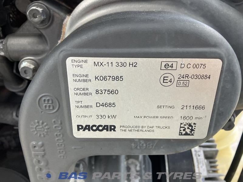 DAF XF106 Motor DAF MX11 330 H2 0452052R - Motor voor Vrachtwagen: afbeelding 5 DAF XF106 Motor DAF MX11 330 H2 0452052R - Motor voor Vrachtwagen: afbeelding 5