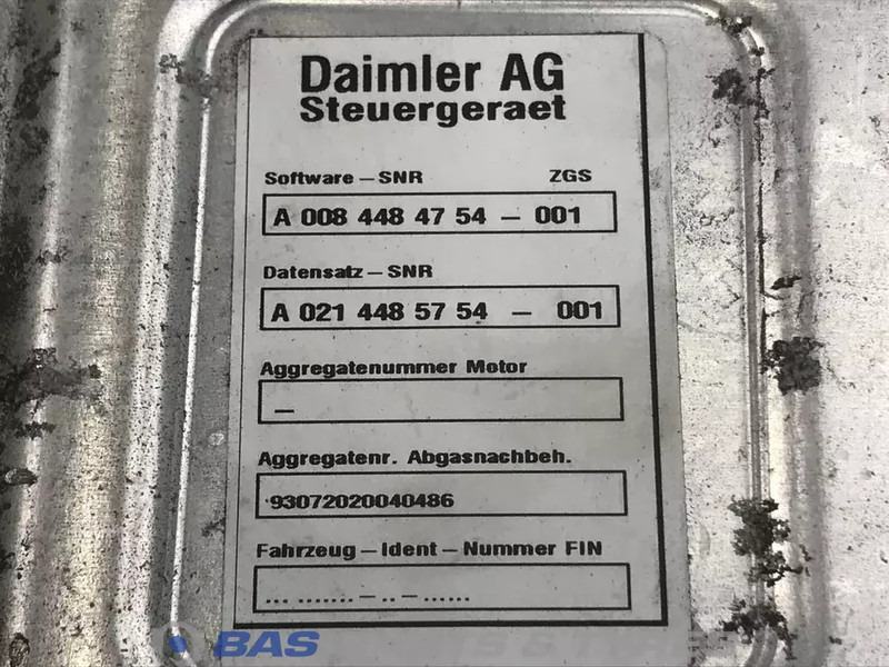 Mercedes-Benz  - ECU voor Vrachtwagen: afbeelding 4 Mercedes-Benz  - ECU voor Vrachtwagen: afbeelding 4