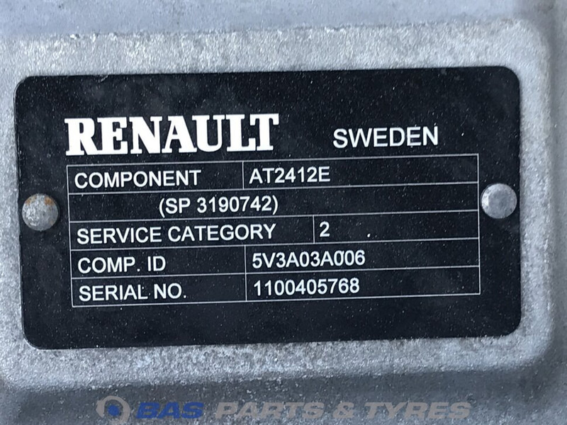 Renault D-Serie AT2412E Optidrive Versnellingsbak G0000416 - Versnellingsbak voor Vrachtwagen: afbeelding 5 Renault D-Serie AT2412E Optidrive Versnellingsbak G0000416 - Versnellingsbak voor Vrachtwagen: afbeelding 5