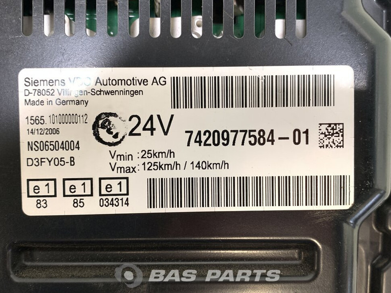 Renault Midlum Euro 4-5 Instrumentenpaneel Renault 7420977584 - Instrumentenpaneel voor Vrachtwagen: afbeelding 3 Renault Midlum Euro 4-5 Instrumentenpaneel Renault 7420977584 - Instrumentenpaneel voor Vrachtwagen: afbeelding 3