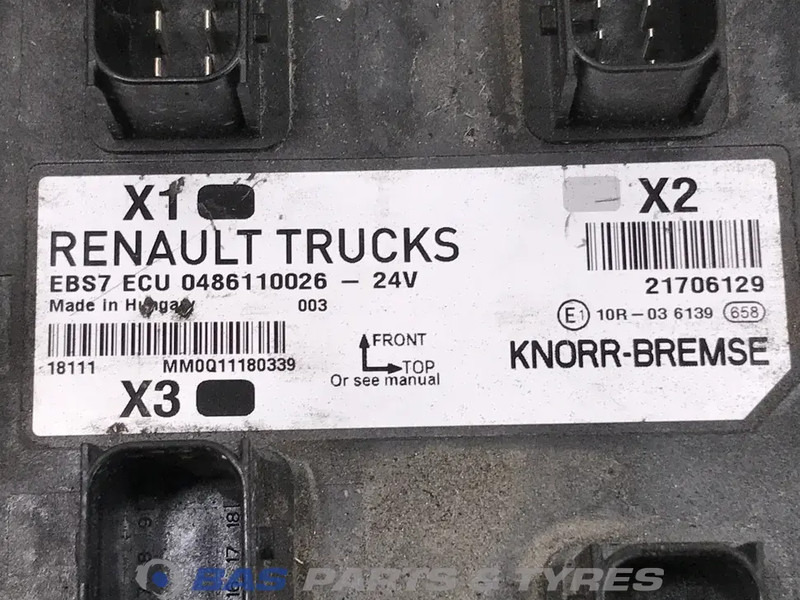 Renault T-Serie Regeleenheid EBS Renault 7421924965 - ECU voor Vrachtwagen: afbeelding 3 Renault T-Serie Regeleenheid EBS Renault 7421924965 - ECU voor Vrachtwagen: afbeelding 3
