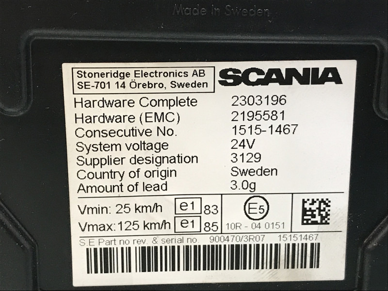 Scania R-Serie - Instrumentenpaneel voor Vrachtwagen: afbeelding 3 Scania R-Serie - Instrumentenpaneel voor Vrachtwagen: afbeelding 3