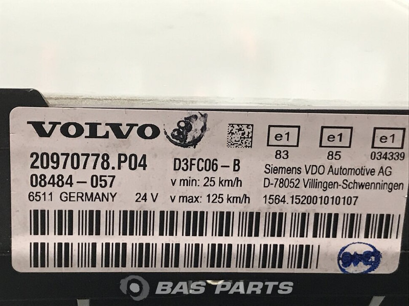 Volvo FE - Instrumentenpaneel voor Vrachtwagen: afbeelding 3 Volvo FE - Instrumentenpaneel voor Vrachtwagen: afbeelding 3