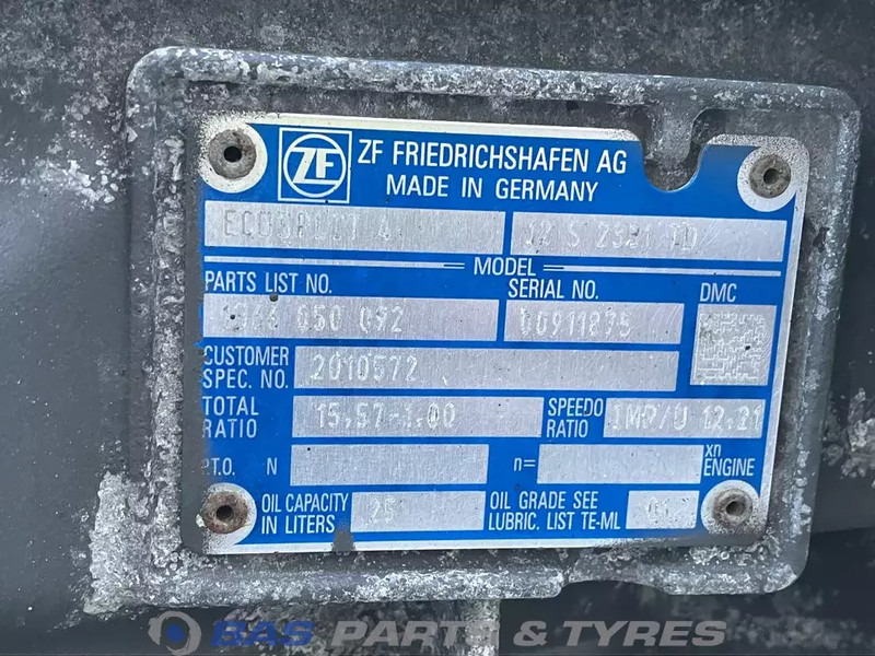 ZF XF106 DAF 12S2331 TD Ecosplit Versnellingsbak 2027730 - Versnellingsbak voor Vrachtwagen: afbeelding 5 ZF XF106 DAF 12S2331 TD Ecosplit Versnellingsbak 2027730 - Versnellingsbak voor Vrachtwagen: afbeelding 5