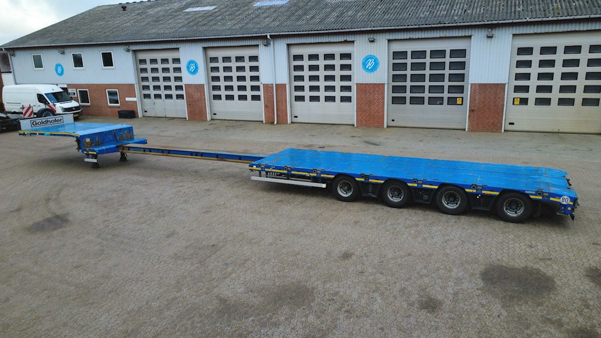 Goldhofer STN-L 4 A F2 - Open bak met boorden oplegger: afbeelding 5 Goldhofer STN-L 4 A F2 - Open bak met boorden oplegger: afbeelding 5