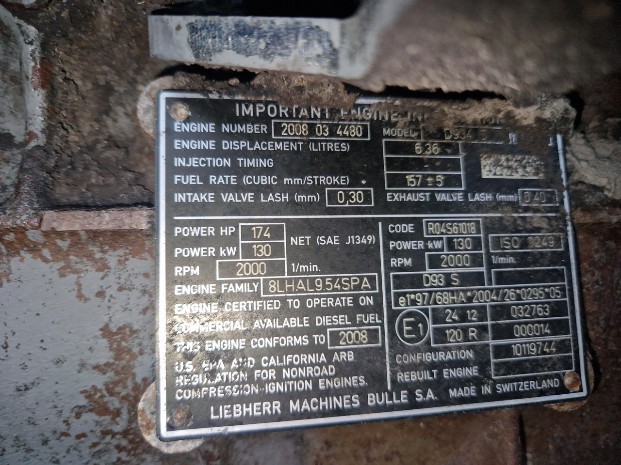 LIEBHERR D934S A6 - Motor voor Bouwmachine: afbeelding 4 LIEBHERR D934S A6 - Motor voor Bouwmachine: afbeelding 4
