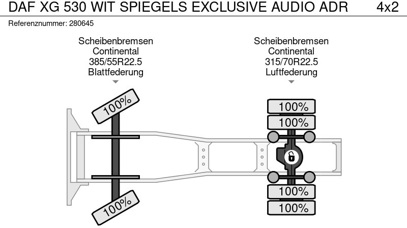 DAF XG 530 WIT SPIEGELS EXCLUSIVE AUDIO ADR - Trekker: afbeelding 2 DAF XG 530 WIT SPIEGELS EXCLUSIVE AUDIO ADR - Trekker: afbeelding 2