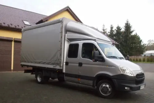 Samochód Iveco Daily 35c21 2012 DMC 3,5T DOKA dubel kabina - Schuifzeilen bestelwagen, Bestelwagen met dubbele cabine: afbeelding 1 Samochód Iveco Daily 35c21 2012 DMC 3,5T DOKA dubel kabina - Schuifzeilen bestelwagen, Bestelwagen met dubbele cabine: afbeelding 1